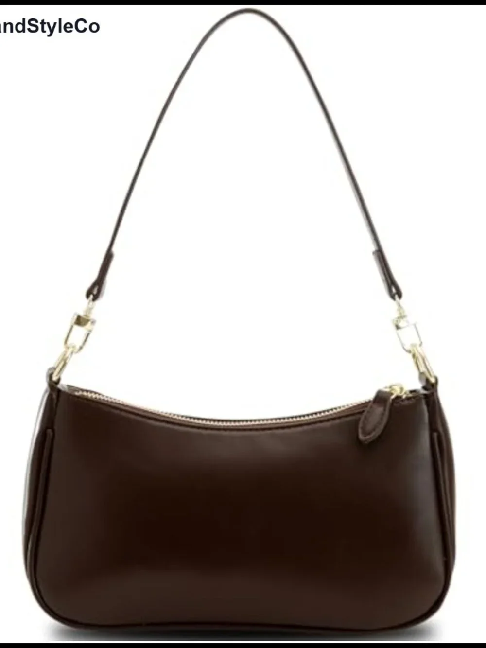 Vegan Leather Crescent Hobo Shoulder Bag Crossbody Purse for Women